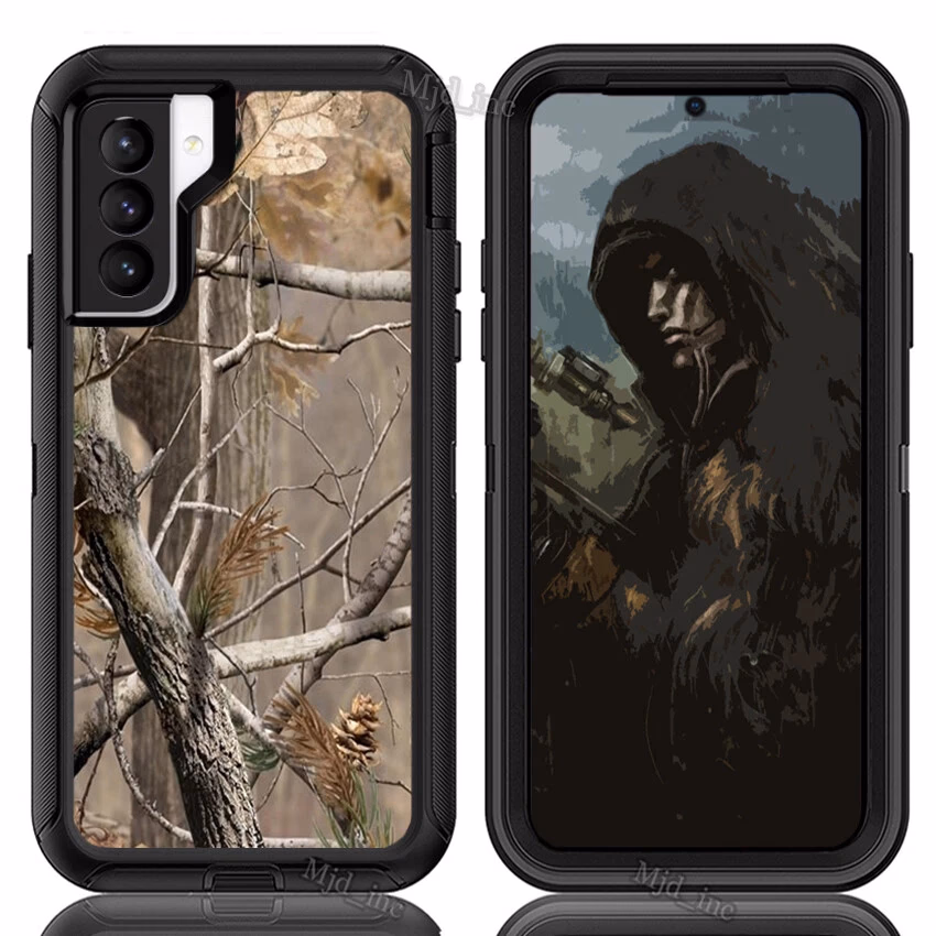 Samsung S24  - Defense Pro w/Clip - Black Camo